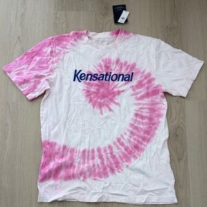 GAP “Kensational” Barbie Pink Tie-Dye Shirt - Medium - NWT